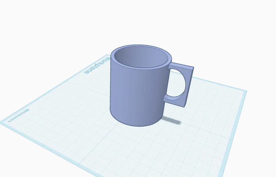 3D Basic Cup Model