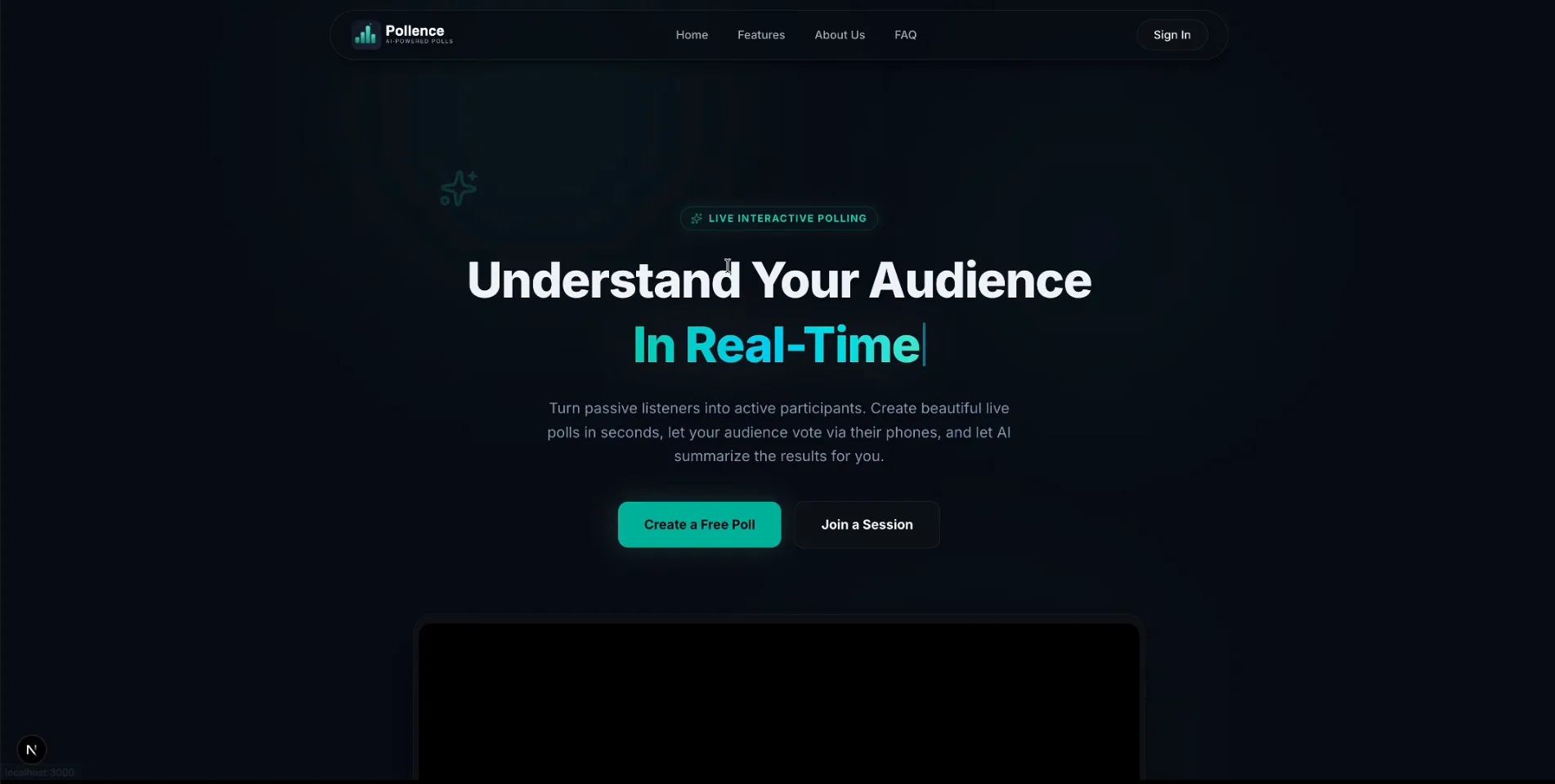 Pollence - AI Polling App